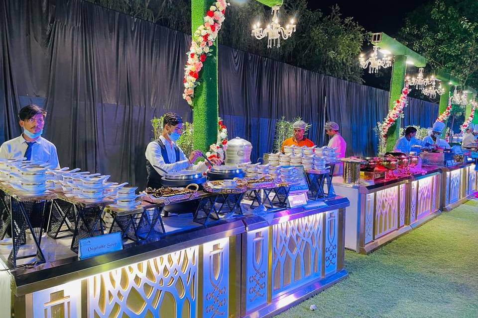 banquet hall choosing catering